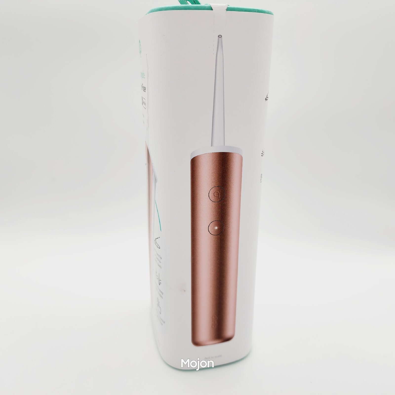 Quip Rechargeable Water Flosser Cordless Metal Body Copper 2 Pressure