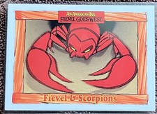 1991 IMPEL AN AMERICAN TAIL FIEVEL GOES WEST FIEVEL & SCORPIONS CARD #69