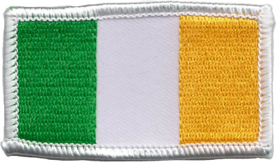 Ireland Small Rectangular Embroidered Patch