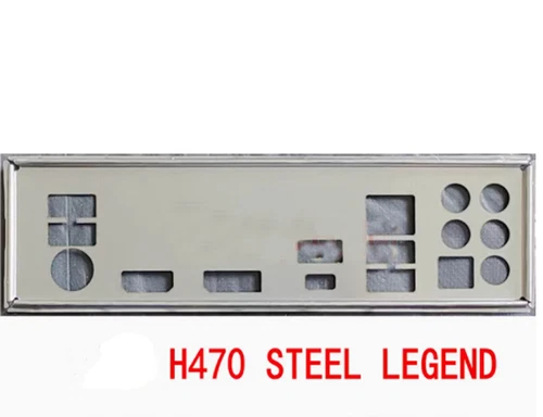 Shield I/O IO Backplate For ASRockH470 STEEL LEGEND Motherboard