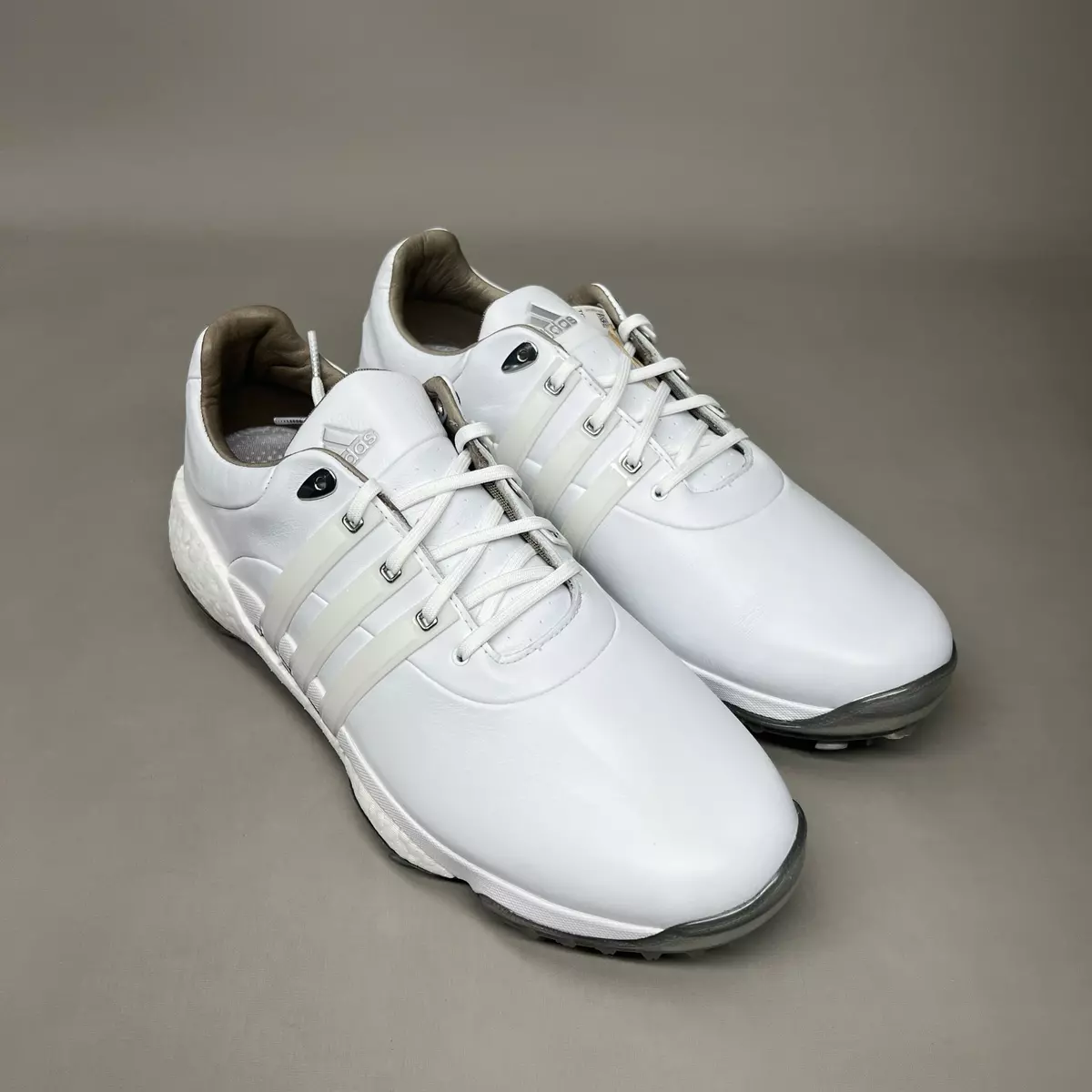 ADIDAS Golf Shoes TOUR360 22 Leather Men s Sz 15 White Silver GV7245 New