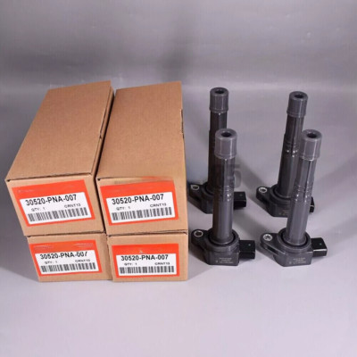 4X UF311 Ignition Coil 30520PNA007 For Honda Civic Accord Element 2002-2011 2.4L