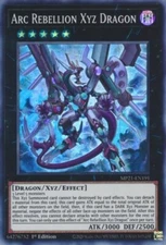 Yugioh! LP Arc Rebellion Xyz Dragon - MP21-EN191 - Super Rare - 1st Edition Ligh
