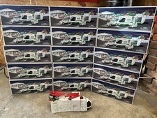 Lot Of 15  Hess Truck 2001 , Helicopter With Motorcycle And Cruiser
