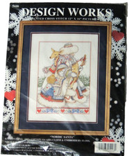 Design Works Nordic Santa 5446 Counted Cross Stitch Kit 12  X16  New Sealed