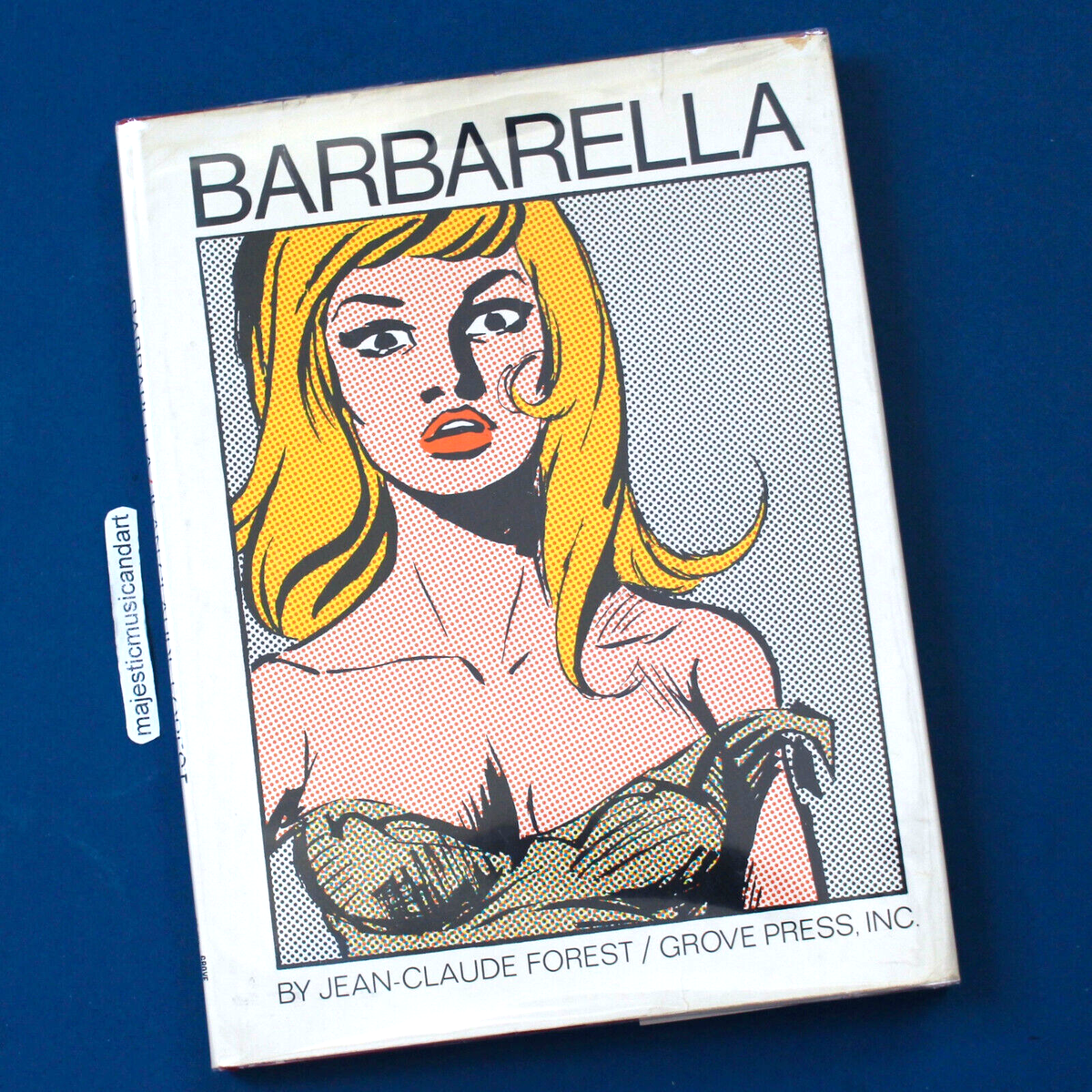 HARDCOVER FIRST EDITION 1966 BARBARELLA POP ART BOOK JANE FONDA 
