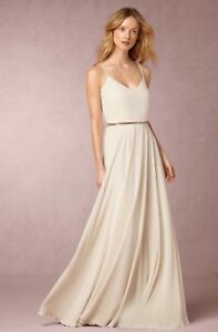 NEW Anthropologie  BHLDN Nadya Maxi Dress  Wedding  Gown 