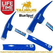24oz BlueSpot Brick Layer Hammer FIBREGLASS Shaft Grip 680g Masonry Building UK