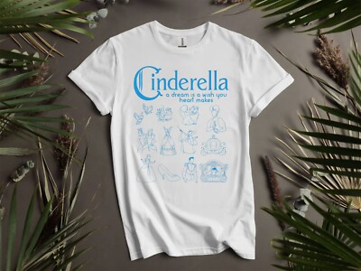 Cinderella Princess A Dream Is T-Shirt T Shirt Herren Damen Unisex Tshirt K22
