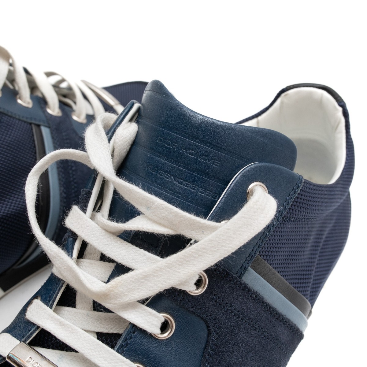 No Tariff* DIOR HOMME Hedi Slimane Era GAT Navy Sneakers Size: 7 