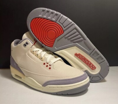 Nike Air Jordan 3 Retro SE Muslin DH7139 100 Off White mens size 13 5  4 1