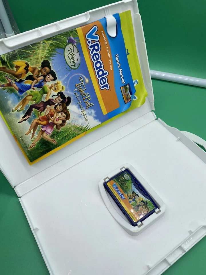 TINKER BELL and The Great Fairy Rescue V.READER Game Vtech DISNEY Complete - Image 3 of 3