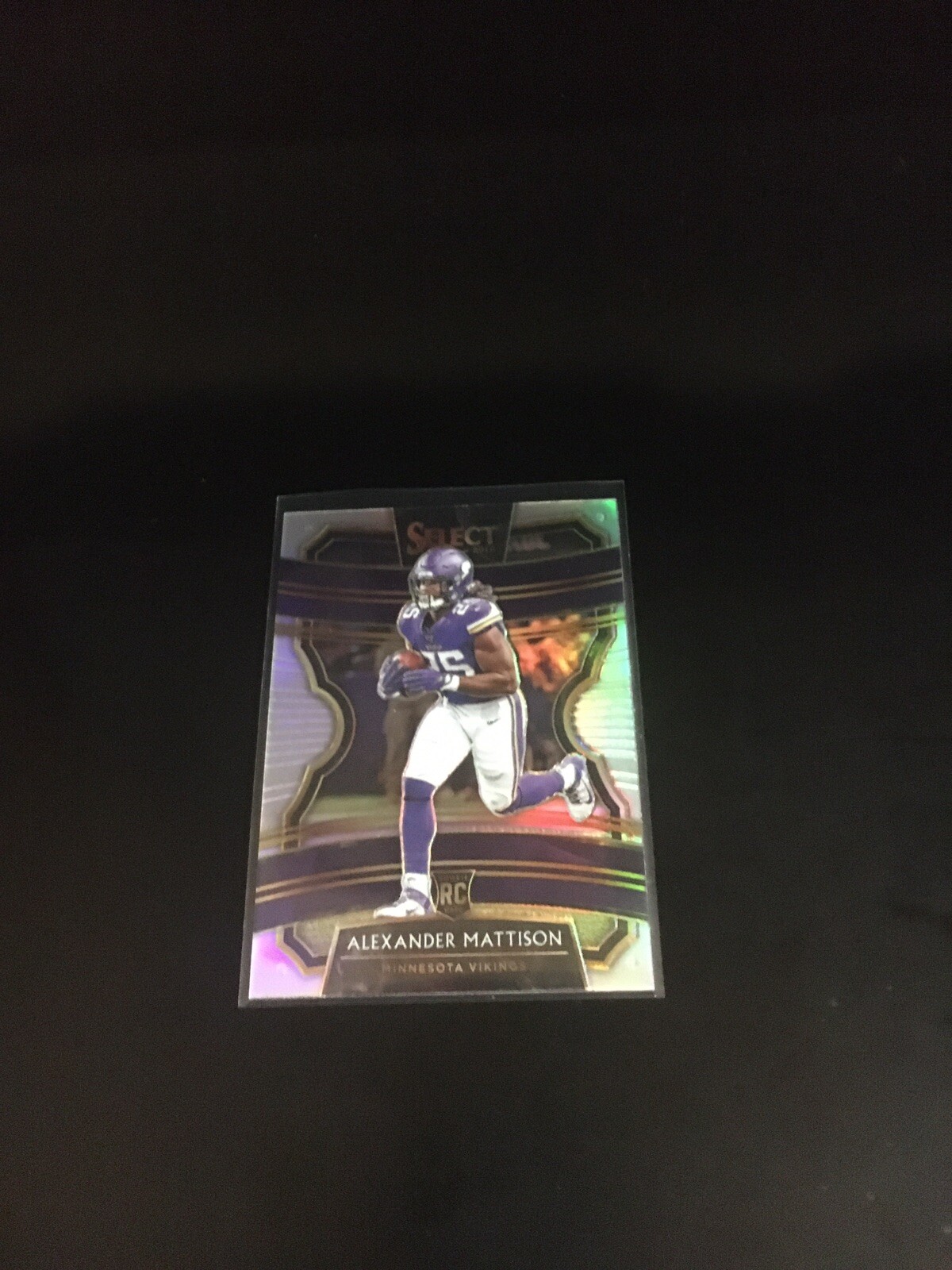 2019 Panini Select Alexander Mattison RC Concourse Level Silver Prizm #64