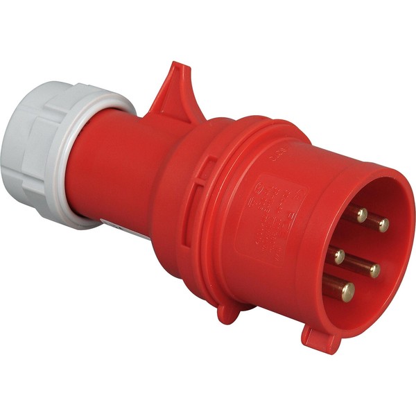Kopp Cee-Stecker Mit Kurzer EinfüHrungstüLle 5-Polig 16A Steckdose Wandstecker-image