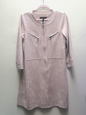 bcbg pink suede dress The pink dress BCBGMAXAZRIA salmon suede worn by Paige Dineen (Katharine McPhee) in Scorpio S04E05