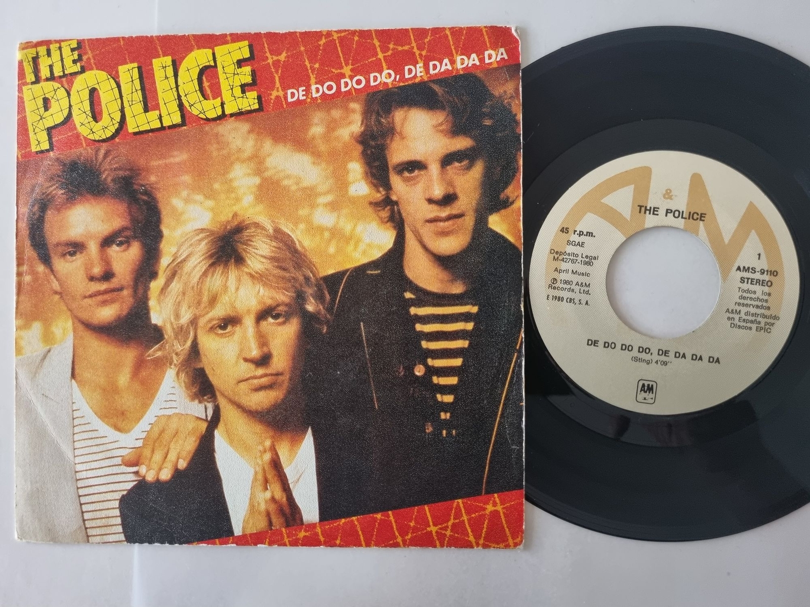 The Police - De Do Do Do, De Da Da Da 7'' Vinyl Spain