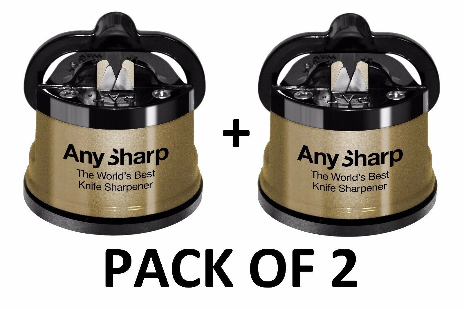 Pack of 2 AnySharp Global GOLD World's Best Knife Sharpener New Genuine UK Stock
Opens in a new wind