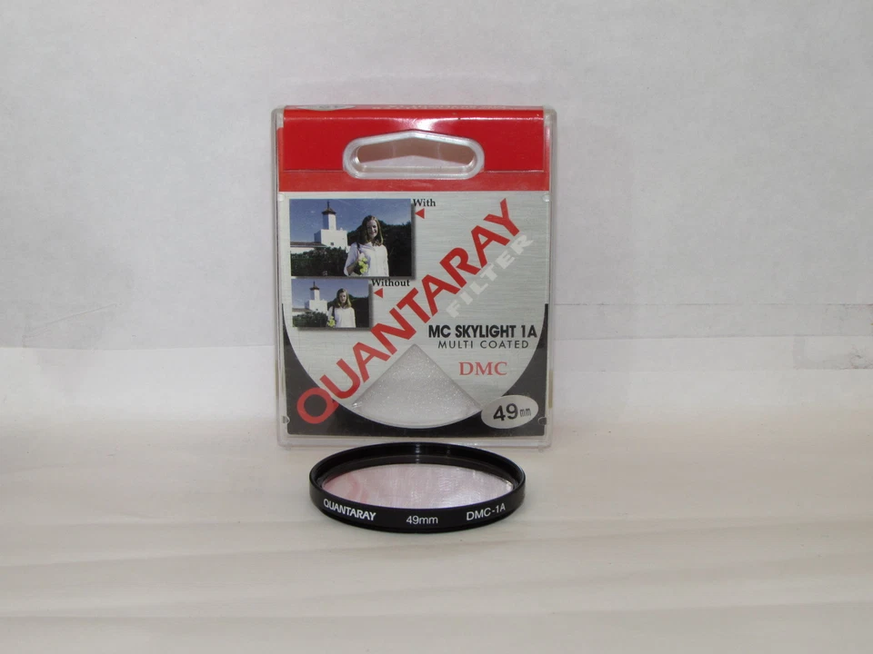 Used Quantaray DMC-1A Skylight 49mm Lens Filter Made in Japan O40126 - Image 3 of 3
