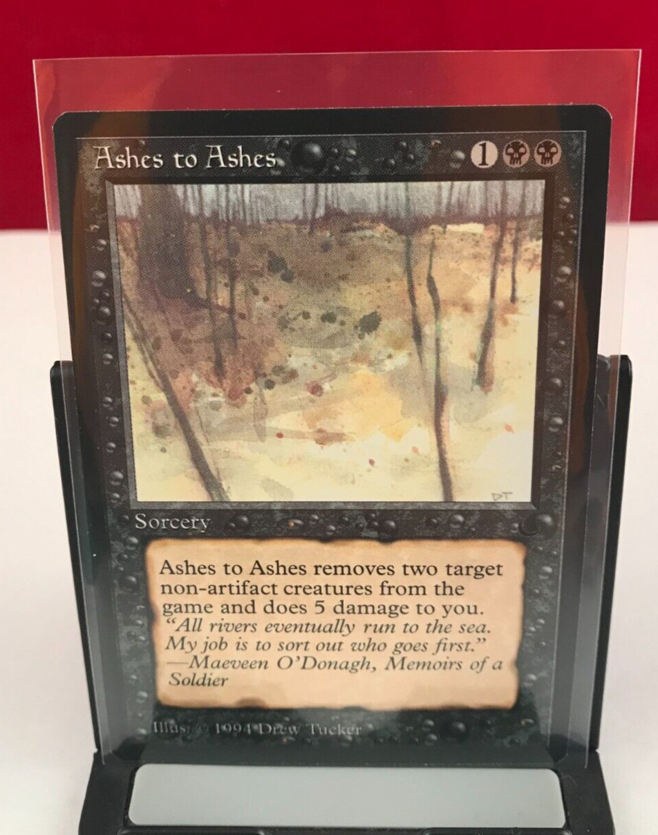 Ashes to Ashes The Dark English LP Black Magic the Gathering MTG 1994