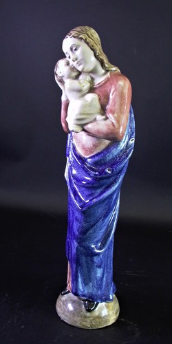 Madonna mit Jesuskind - WMF Keramik - 34cm - Picture 4 of 11