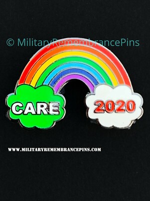 Care Workers Rainbow 2020 Support Anstecknadel (C205)