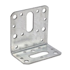 50mm x 50mm REINFORCED GALVANISED ANGLE BRACKET HEAVY DUTY DECKING JOISTS TIMBER