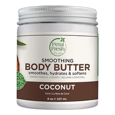 Petal Fresh Pure Smoothing Coconut Body Butter, Organic Argan Oil, Shea Butter,