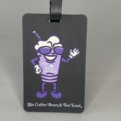 Coffee Bean & Tea Leaf TRAVEL LUGGAGE TAG Ice Blended NEW Limited Edition ID