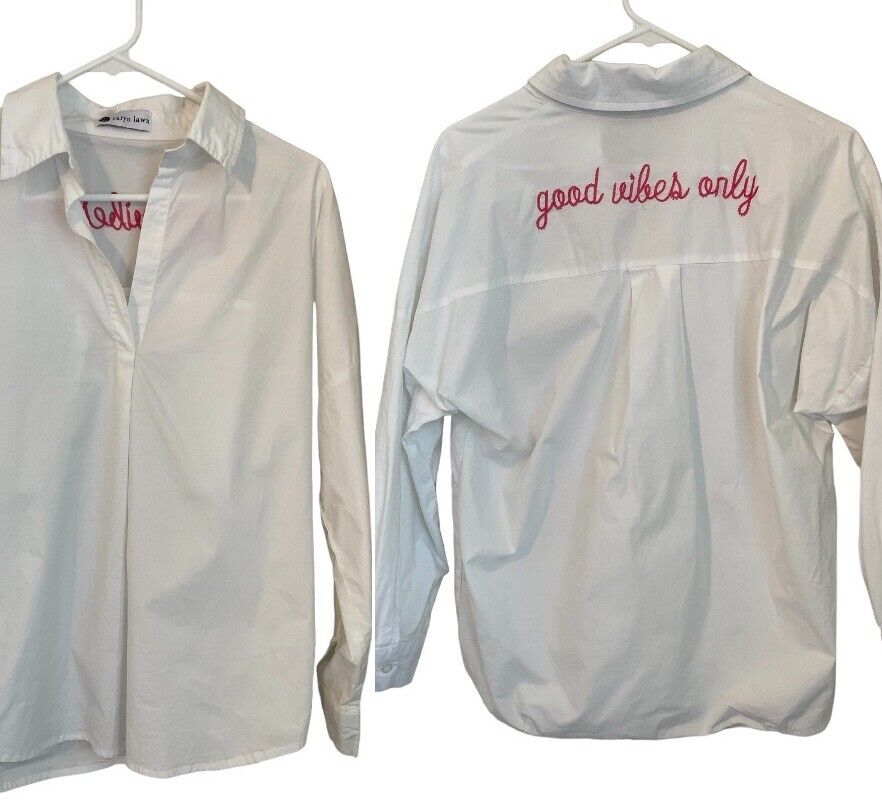 Caryn Lawn Everyday Good Word Shirt Good Vibes On… - image 1