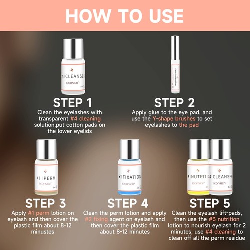 Lash Lift Kit Eyelash Perm Kit Professional Eyelash Curling Lash Extension Se... - Picture 5 of 7