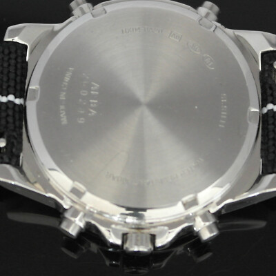 VINTAGE SEIKO ALBA ZiC DIGI-ANA WORLD-TIME NX04-0A20 MEN'S WATCH