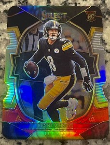 2022 🔥 SELECT KENNY PICKETT ROOKIE BLACK & RED DIE CUT PRIZM-STEELER RC QB-#64