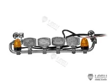 Front Lights Bar 4 Lights  Stands For RC Tamiya Truck  1/14 Tractor