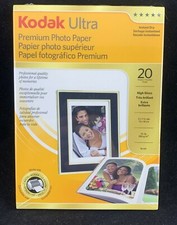    Kodak Ultra Premium Photo Paper; 5x7, High Gloss, 20 sheets