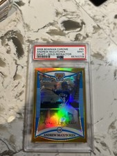2008 Bowman Chrome Andrew Mccutchen Gold Refractor Chrome /50 PSA 9 Pirates SSP