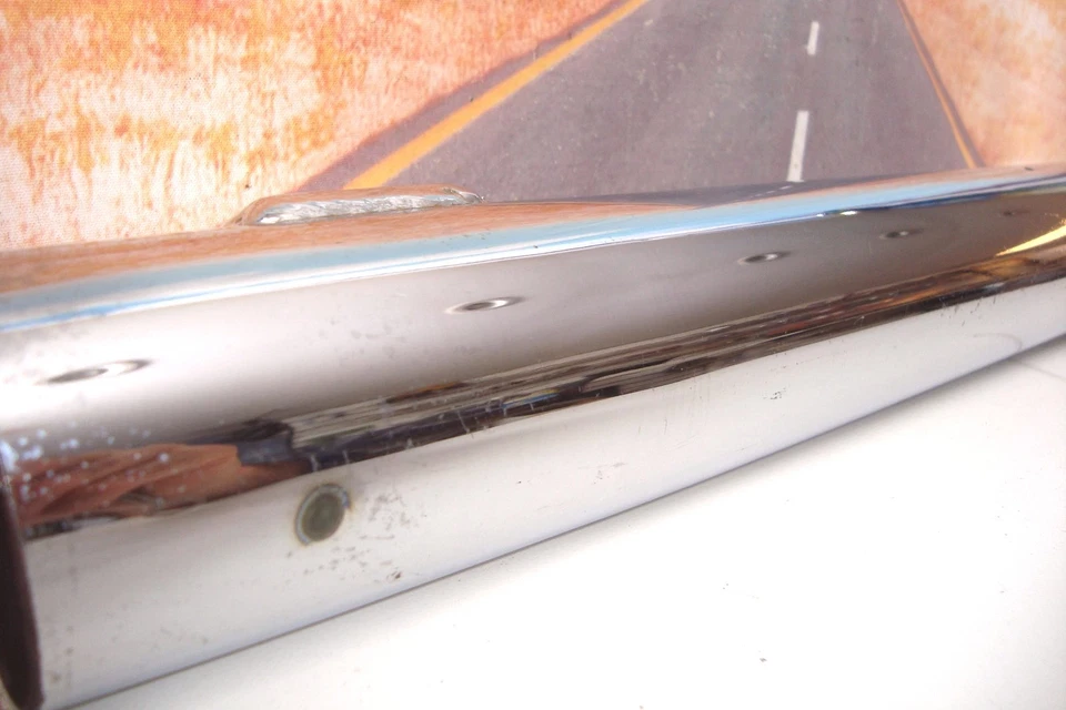 Tubo de escape cromado Samson trompeta delantera para Harley se adapta a Softail EVO X1 Foto 3 de 4