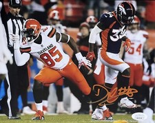 David Njoku Signed Autographed Cleveland Browns 8x10 Photo The Chief JSA