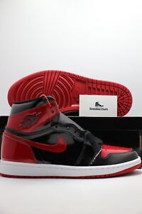 Nike Air Jordan 1 Retro High Patent Bred 555088-063 Men's or GS New