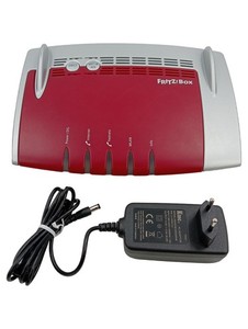 AVM FRITZ!Box 7490 Router WLAN AC DECT o2 Edition Rot inkl. Netzteil