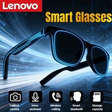 Lenovo Smart Glasses Wireless Bluetooth Camera Recording Touch Voice Translator