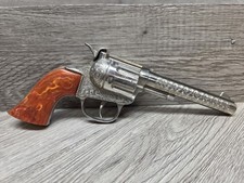Vintage Hubley Diecast 8.5" Cowboy Western Rodeo Cap Gun Pistol Free Shipping 