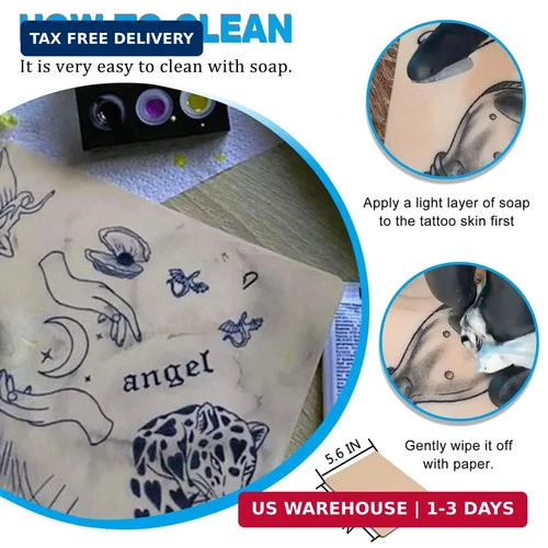 Emalla 3MM Tattoo Skin Practice Kit - 13Pcs Fake Skin and Stencil Paper Kit Incl image 5