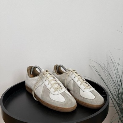 GAT BW SPORT ARMY  TRAINER BUNDESWEHR SHOES LEATHER SNEAKERS MEN S EU 42 WHITE