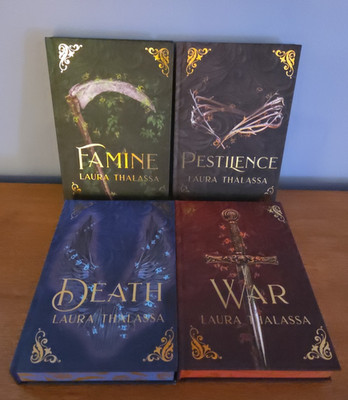 Laura Thalassa The Four Horsemen Series Arcane Society New, 4 Hardback books