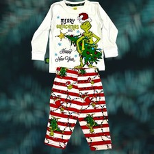 Grinchmas Kids Pajama Set  Merry Grinchmas Christmas Nightwear
