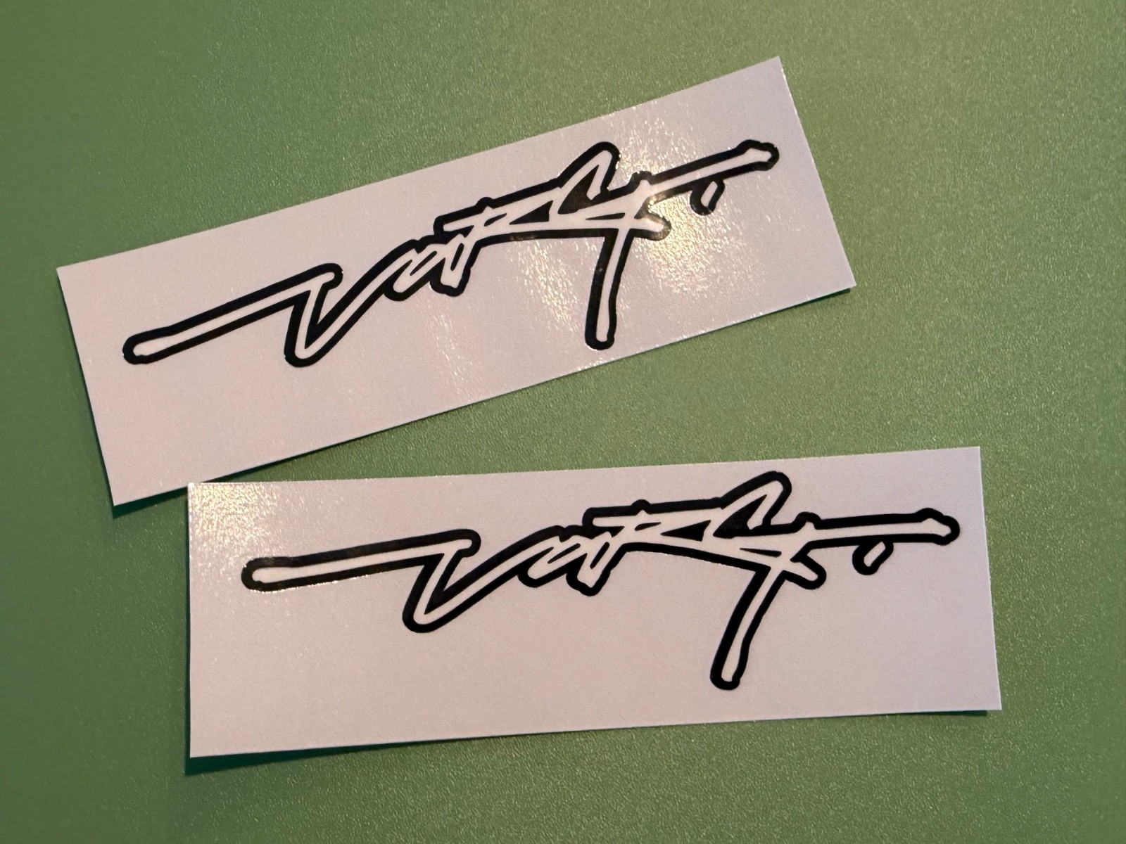 Stark Signature Sticker X2 Stark Varg Sticker Decal Signature Logo Black White 7 inches Vinyl ...