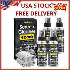 Screen Cleaner Spray 16Oz 4Oz X 4 Pack - TV Computer Screen Cleaner with