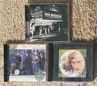 Van Morrison CD Lot of 3 CDs - At The Movies / Astral Weeks / Irish Heartbeat