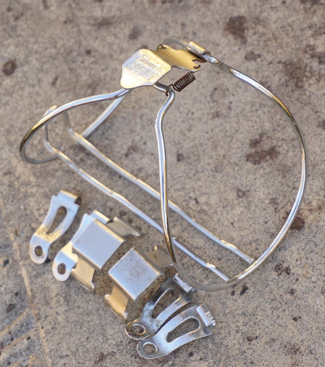 Bouteille Isolée Schwinn Vintage NOS – Blanche/rouge – Avec Cage Métal – Eroica