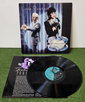 Linda Ronstadt - For Sentimental Reasons LP Vinyl Record 1986 60474-1-E - EX